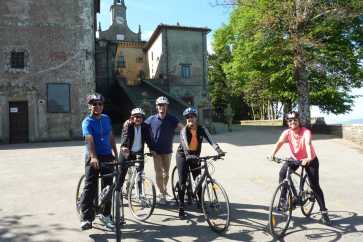 Downhill to Florence bike tour | Monte Senario | bikeinflorence.com