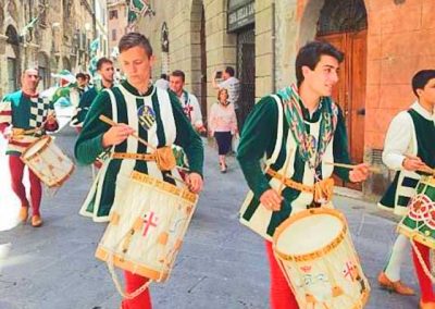Florence to Siena one-day tour Siena - Palio parade - Crossing Chianti to Siena | bikeinflorence.com