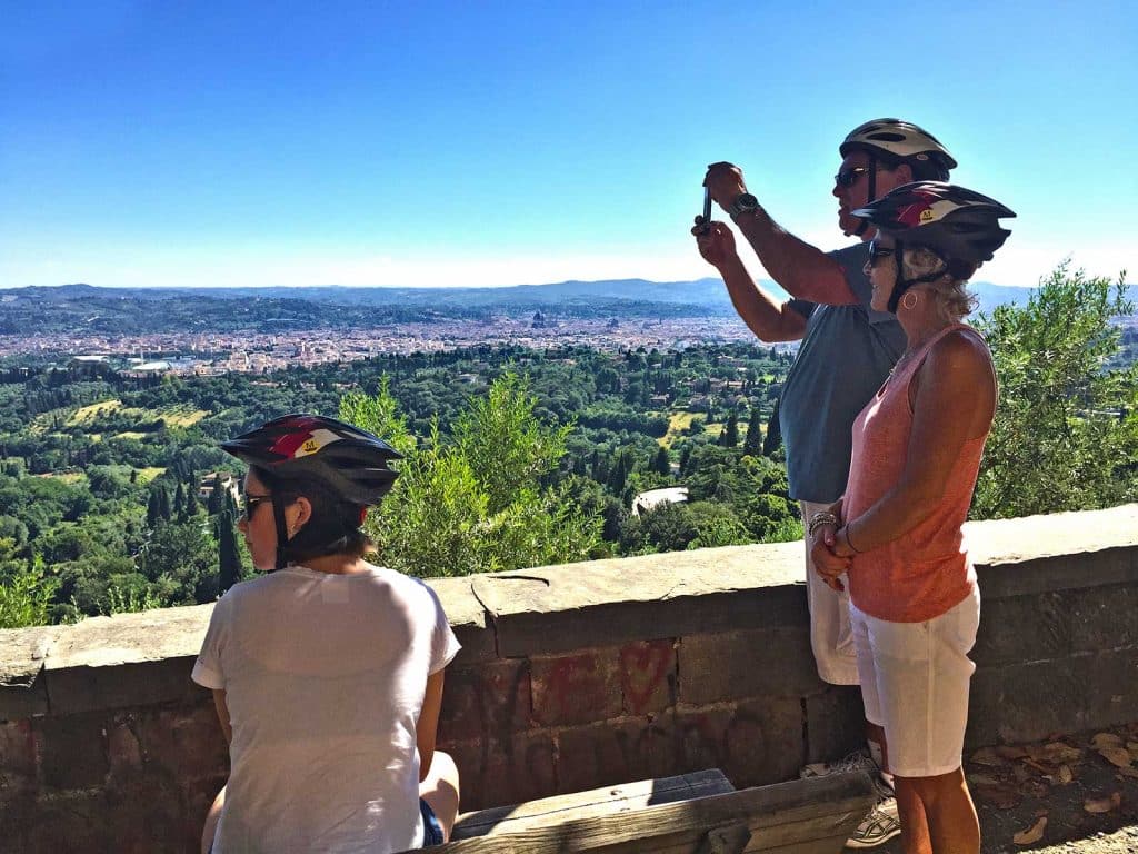 Biking to see the wonderful Tuscan landscape