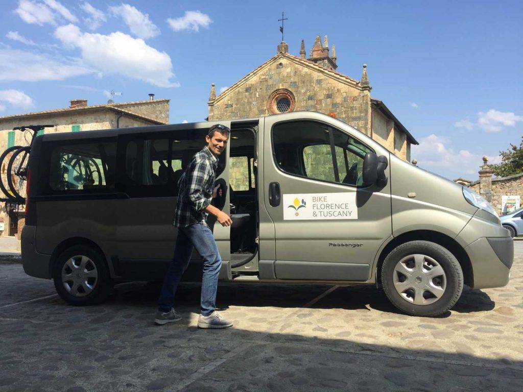 Bike Florence & Tuscany: Support Van on our One Day Bike Tour