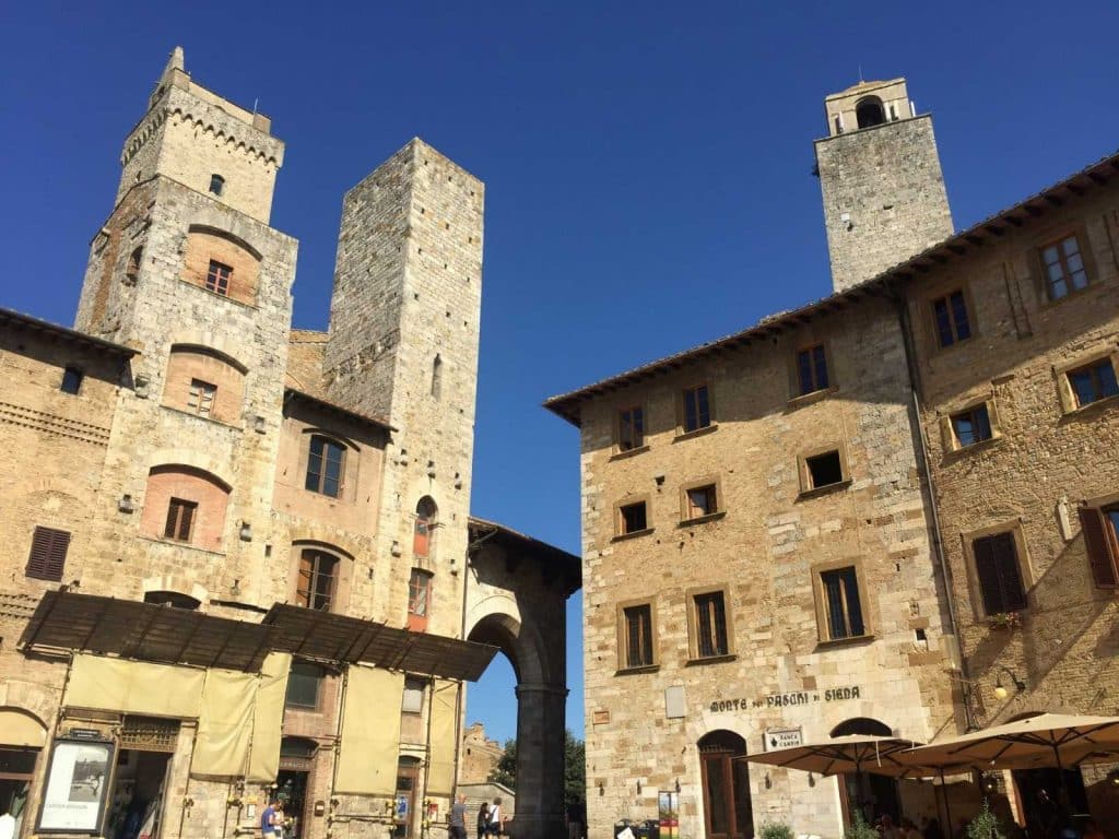 The towers of San Gimignano with Bike Florence & Tuscany