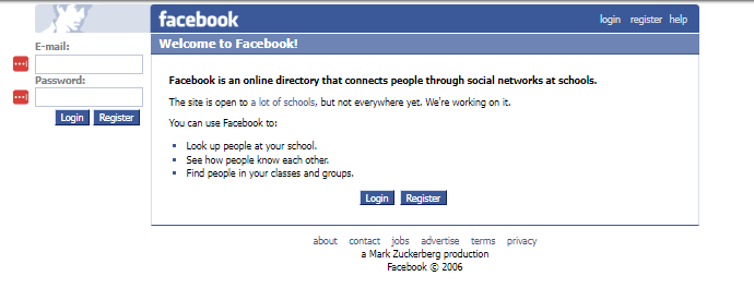 Ti ricordi Google 20 anni fa? 1 facebook